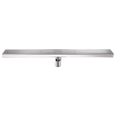 18" to 48" stainless steel shower floor drain